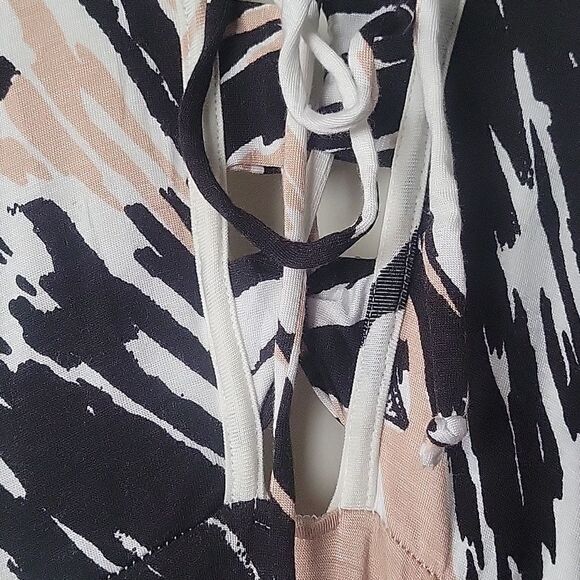 Rachel Pally XS Harrison Dress Lace Up Bust Boho Sexy Halter Maxi Long Gown - Picture 5 of 11